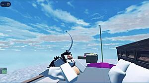 fat whore with big ass and big tits rides monster cock while getting fucked hard in roblox condo