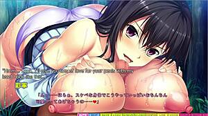 Ayane delivers intense park titty fuck in Tenioha 2 route part 3