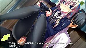 Tenioha pervy girls finale with Matsuri riding cowgirl on me