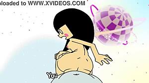 哦，天哪，hexanne 的remix 7 配狂野女上位和内射动作！