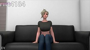 Mercy the Prostitute Gets Pounded Hard in Overwatch Scene