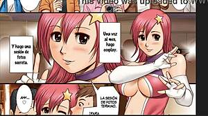 Hey, bu sapık cosplay kızına bak manga hentai çizgi romanında, hepsi AI üretimi