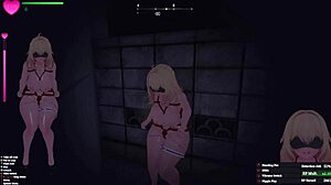 holy crap, secret flasher manaka goes wild on the final drone mission in this hentai game!