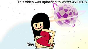 哦，天哪，hexanne 的remix 7 配狂野女上位和内射动作！