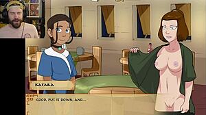 the brainwashing of suki in four elements trainer with big tits fetish