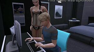 I cheated and banged my girlfriend's hot stepmom in Sims 4