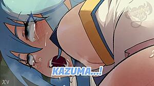 Aqua Screws Kasuma in Konosuba Manga Hentai
