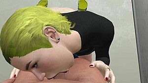 Space Lovers JUICY Blowjob in Outer Space with Big Tits Cute Outfit 3d Animation