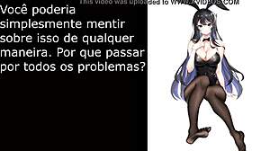 Mai Sakurajima Delivers Femdom Foot Humiliation to Fail Nut November with CFNM Jerk Off Instructions