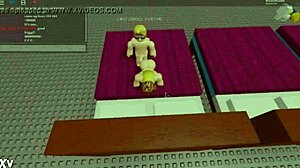 Feeling Every Moment of Intense Anal Sex in Roblox Night
