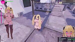 秘密暴露狂真奈香在挑逗的本子游戏里执行无人机任务会发生什么