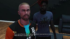 丰满红发可爱女孩在床上口交并喷水，在Being a Dik 243中的颜射