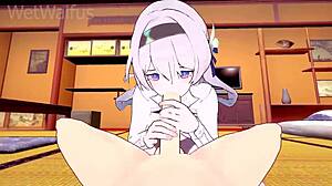 Firefly and Caelus in Wild Sex! Honkai Star Rail Hentai Explodes!