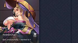 intriguing sealing ritual with huge cock and big tits in ayano's hentai