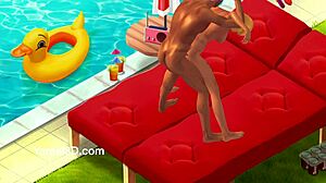 hot 3d sex game features teen anal and bondage play