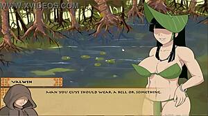 Korra's Swamp Handjob with Big Tits!