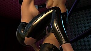 Hardcore BDSM pounding in 3D hentai animation