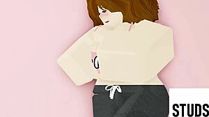Brunette Step Mom Milf Poses Naked in Roblox Photo Shoot