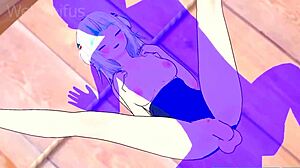 Gawr Gura Gets Wet and Horny for Beach Sex in Hololive Hentai