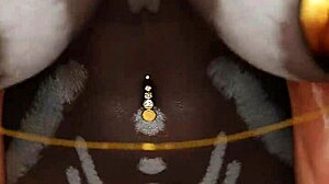 3D动画中与火辣棕发美女的热辣性爱，哇！