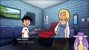Danny Phantom Amity Park Redux Part 13 shows blonde nurse deepthroating patient in hospital