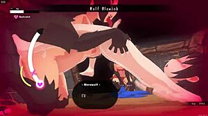 哦，天哪，这个埃斯特拉斯迷宫游戏玩法变得狂野，有3D支配和女支配口交