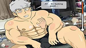 Unbelievable! After soccer, they jerk cocks and fuck asses in game animations