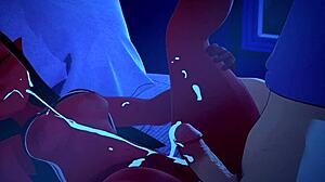 animation of meru the succubus in 3d hentai movie feels so raw