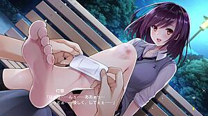 so, what's up with tsuki no kanata de aimashou common route ecchi scene 1 featuring touka araya?