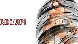 Erza Scarlet Dominates You in Femdom Hentai JOI
