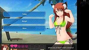Why does Huniepop uncensored part 7 get so wild on the beach?