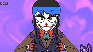 Wow! Clown Sex and Wild Fun with Gothic Vibes in Animation!