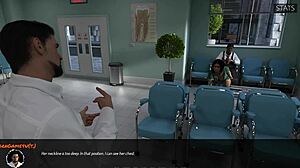 dr hariss bangs his wife after work in medical special care