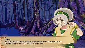 Korra's Swamp Handjob with Big Tits!