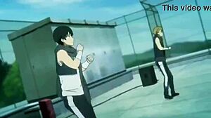 Bold Sexy Anime Girl Dances Seductively On Pole