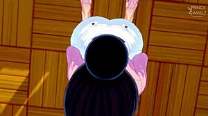 Milk Chi Chi Caught Masturbating at Bulma’s Party in Dragon Ball Z
