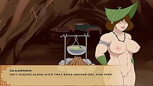Korra's Swamp Handjob with Big Tits!
