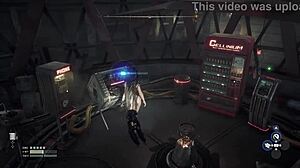 In this Stellar Blade nude mod playthrough part 5, the curvy character explores new outfits and sexy game scenes.