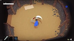 哦，天哪，这个埃斯特拉斯迷宫游戏玩法变得狂野，有3D支配和女支配口交