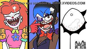 Wow! Clown Sex and Wild Fun with Gothic Vibes in Animation!