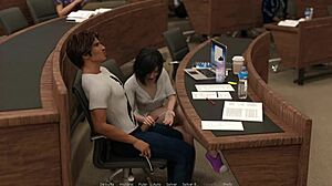 Em Busca Da Buceta Da Lydia Gozando Na Sala De Aula With Creampie And Cum In Hentai Game