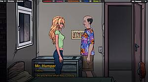 Wow! Cute Student Girl Kissing Kitchen Owner in Wild 3D Game