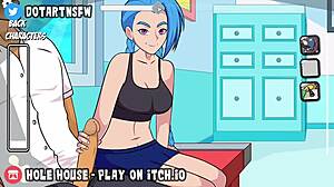 you ready for jinx in league of legends getting creampied in multiple positions? this rule 34 compilation has big ass and monster cock action in anime game style.