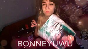 Bonneyuwu shares cute petite anime moments in bed with underwear and small tits, beautifully