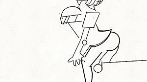 哇！动漫翘臀骚逼被狠操男主宰场面超猛！