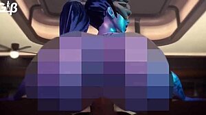 OVERWATCH SLUT TAKES MONSTER BBC IN CUCKOLD HENTAI ACTION