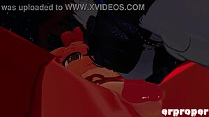 看这个毛茸茸的家伙在VRChat中激烈口交Vulpix！