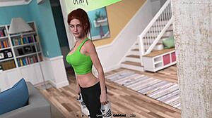 Pervert Dude Works Out with Hot Curvy Women in 3D Summer Heat