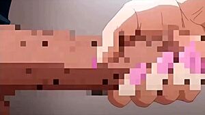 Stepsister goes crazy for older brother's dick while second stepsister joins in alien hentai.
