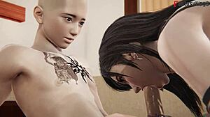 i’m obsessed with tifa lockhart’s blowjob in this 3d fantasy movie